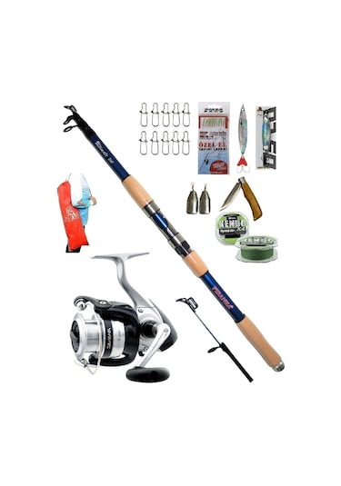 Ultimate 210cm 50-100gr Daiwa 2500 Spin Olta Takımı Seti