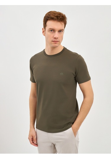 Karaca Erkek Modern Fıt Tişört-haki 11.25s.06.623 Haki