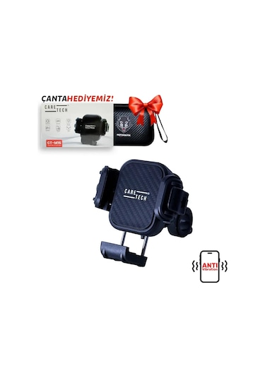 Caretech Telefon Tutucu Ct-m16 Titreşim Modüllü Gidon Bağlantılı Diğer