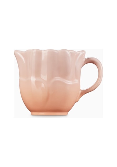 Le Creuset Seramik Çiçek Desenli Kupa Peche