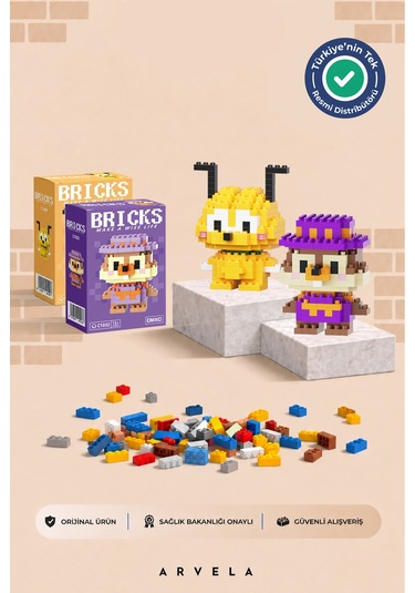 Pluto & Dale Karakteri İkili Set - Eğitici Oyuncak - Koleksiyon