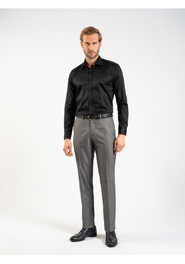 Toss Erkek Extra Slım Fıt Gömlek-siyah 513304301-07 Siyah