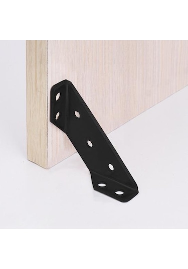 10 Adet Evrensel Metal Mobilya Köşe Konektörü Paslanmaz Korozyona Dayanıklı Raf Dolabı Mobilya Üçgen Desteği Köşe Braketleri