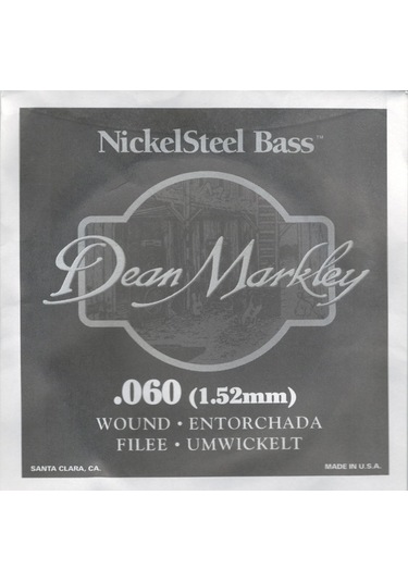 Dean Markley Nickel Steel Bass .060 Bas Gitar Tek Tel