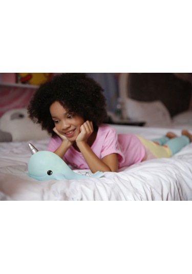 Dhınk Narwhal Mavi  Gece Lambası Çok Renkli