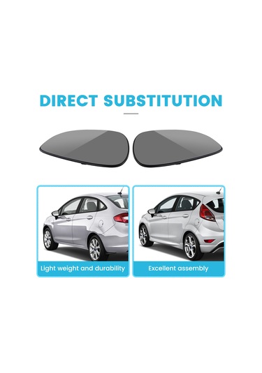 Xiaaokeji Ford İçin Isıtmalı Araba Dikiz Aynası Camı Kapı Aynası Camı