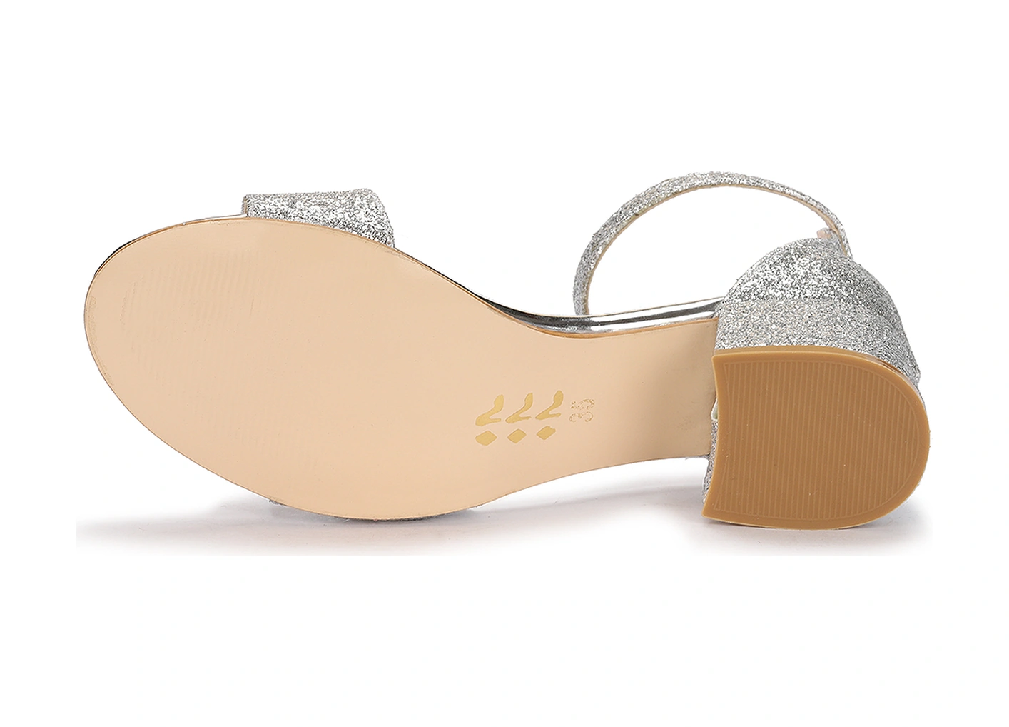 Kiko Kids Alexa Günlük Kız Çocuk 4 Cm Topuklu Sandalet Abiye Ayakkabı Gümüş GÜMÜŞ