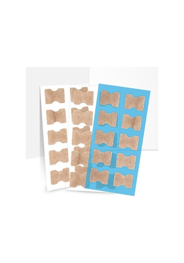 10 Adet Tutkalsız Ortopedik Tırnak Ayak Düzeltici Beyaz Alt