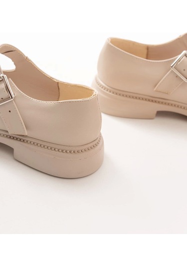 Ysn-4444 Bej Günlük Bayan Ayakkabı Bej