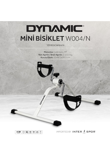 Dynamic W004 El Kol Ayak Egzersiz Aleti Direnç Ayarlı Bisiklet