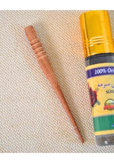 %100 Doğal Toz Sürme + Ahşap Sürme Çubuğu Geleneksel Ve Orijinal Göz Sürmesi 00s01
