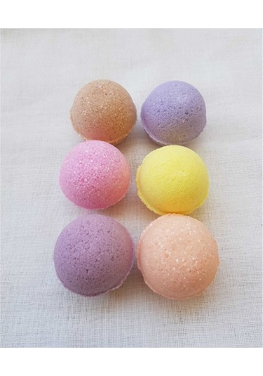 Banyo Bombası, Nem Topu, Banyo Nem Topu Pedikür Ve Manikür Nem Bombası 75 Gr 6 Lı