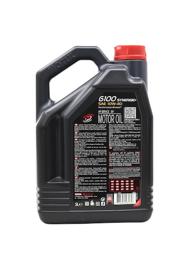Motul 6100 Synergie+ 10W-40 Technosynthese Motor Yağı 5 L