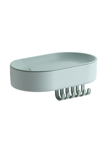 Suntek Sabun Sünger Rafı Drenaj Mutfak Duş Yeşili Çok Renkli