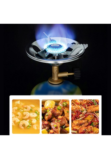 Vkemall 15kg Yük Kapasiteli Dışarıda Kullanıma Uygun Rüzgar Dayanıklı Entegre Kamp Ocağı - Lpg İle Çalışır, Taşınabilir Ve Pratik - Ocak + Saklama Çantası Dahil Çok Renkli