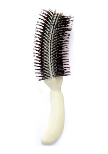 Sones Kabarık Saç Tarağı Saç Salonu Kıvırcık Saç Tarağı Stüdyo Malzemeleri Beyaz