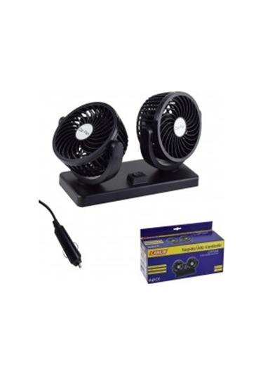 Carub 2'Li Vantilatör Torpido Üstü 24 Volt