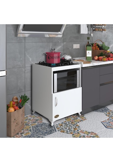 Kenzlife ocak dolabı doğangün byz 85*60*56 hazır mutfak ankastre