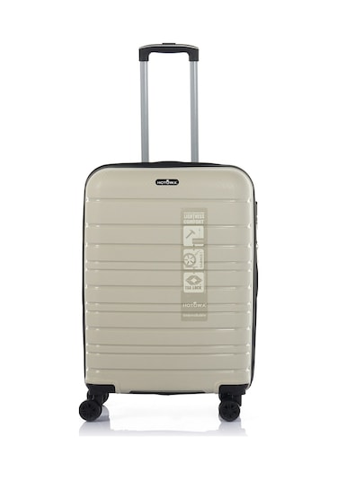 Hotowa Gold Pp Valiz 8010 Ekru Tsa Kilitli Büyük Boy Beyaz