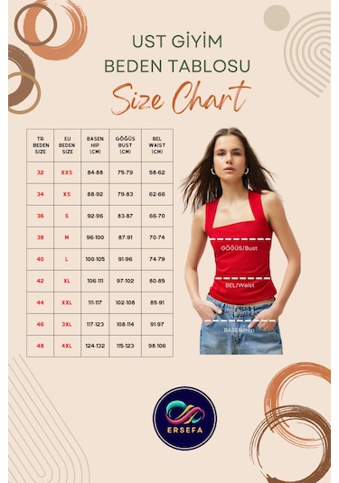 Ersefa Moda Büyük Beden V Yaka Dokuma Regular Düz Desen Casual Günlük Re Kırmızı