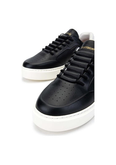 Barracuda Kadın Hakiki Deri Siyah/beyaz Sneakers & Spor Ayakkabı 511 Bd1415a Bn Ayk Y24 Black/whıte Beyaz - Siyah