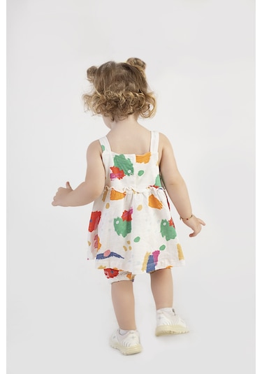 Harika Kids Kız Bebek Tunik Model Şortlu Alt-üst Takım 001