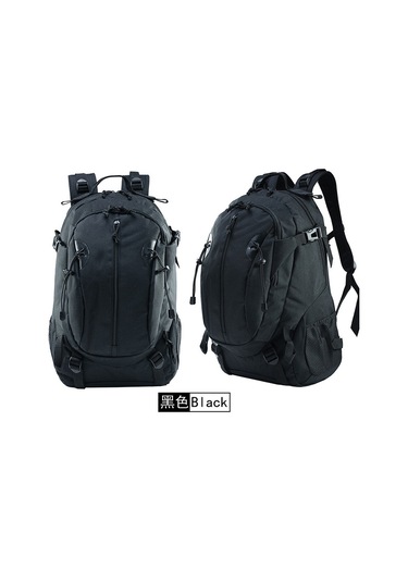 Ccgloball Büyük Kapasiteli Kamuflaj Taktik Yürüyüş Ve Dağcılık Açık Hava Sırt Çantası Siyah