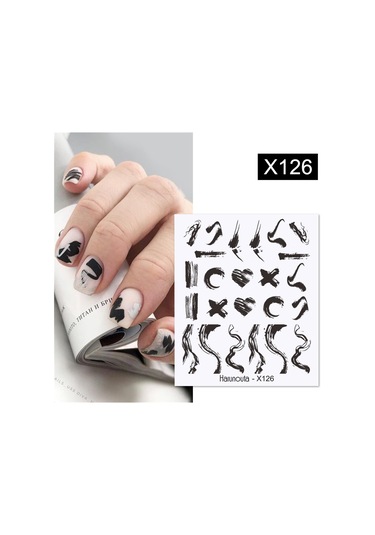 Su Transferli Nail Art Sticker X126 53622-2