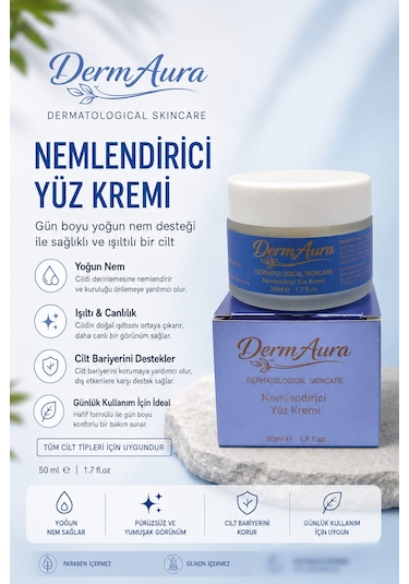 Dermaura Nemlendirici Yüz Kremi 50 ML