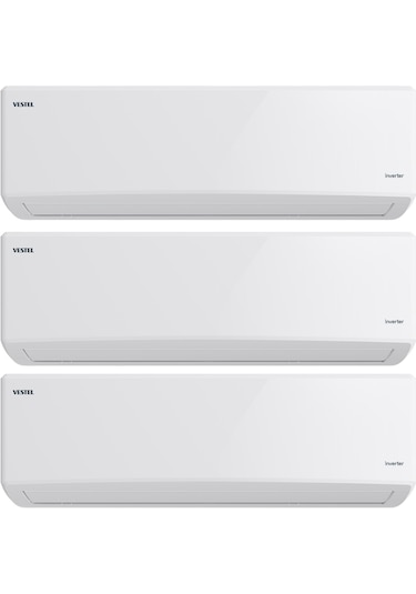 Vestel Flora Doğa 1 Dış + 3 İç Ünite (9+9+12) Duvar Tipi Multi Inverter Plus Klima