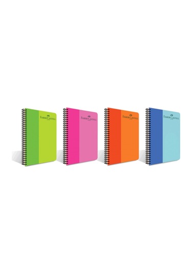 Bicolor 4 Adet A4 60 Yaprak Çizgisiz Plastik Defter