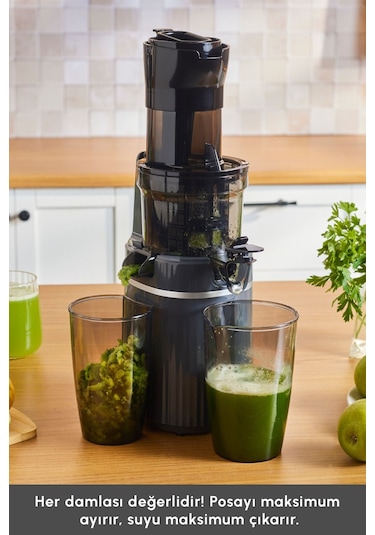 Karaca Fresh Press Slow Juicer Yavaş Sıkım Katı Meyve Sıkacağı