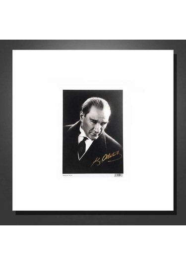 10 Adet Kemal Atatürk Poster A5 Küçük Poster Ebat: 20,9 Cm X 14,8 Cm