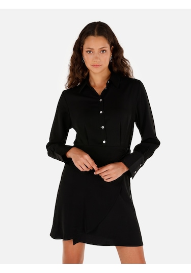 Colins Siyah Kadın Elbise Cl1070375 Q1.v1 Blk