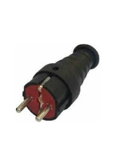 Topraklı Erkek Fiş 1X16 Monofaze Kauçuk 10 Adet