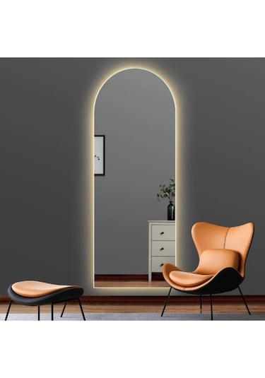 Boy Aynası / Ledli Dokunmatik / Dekoratif Ayna /flora Pulsar 140x45cm