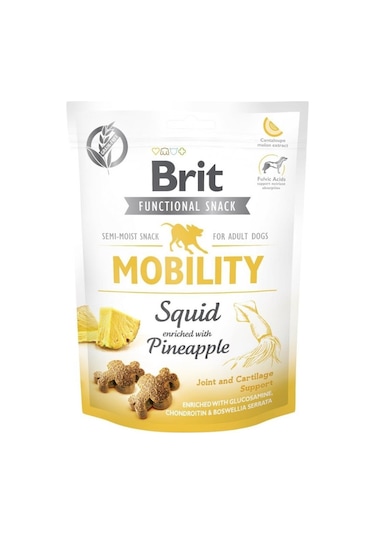 Brit Functional Snack Mobility Ananas ve Kalamarlı Köpek Ödül Maması 3 x 150 G