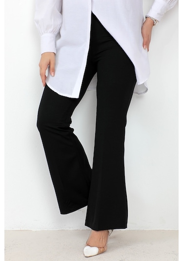 Piyale Ispanyol Paça Pantolon 653 - Siyah