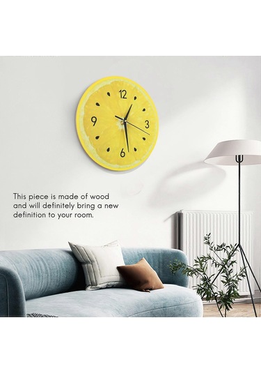 Tropikal Meyve Duvar Saati 12 İnç B Diğer