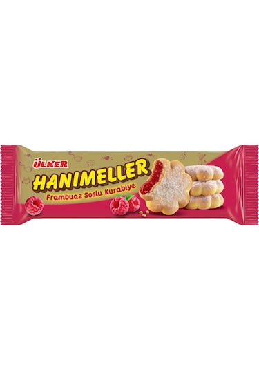 Ülker Hanımeller Frambuaz Soslu Kurabiye - 94.5 Gram - 18 Adet