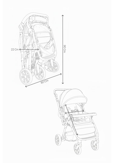 Baby Home 935 Q10 Çift Yönlü Bebek Arabası