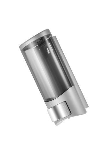 Chuangdıan Cd-1023 500ml Duvara Monte Tek Şişe Manuel Sabunluk Şampuan Kutusu,gümüş Diğer