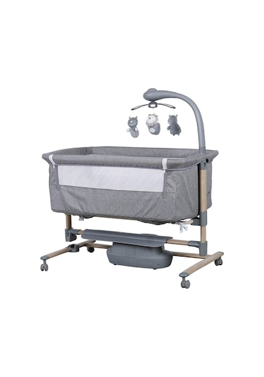 Prego Carmela Elektrikli Anne Yanı Beşik - Gri