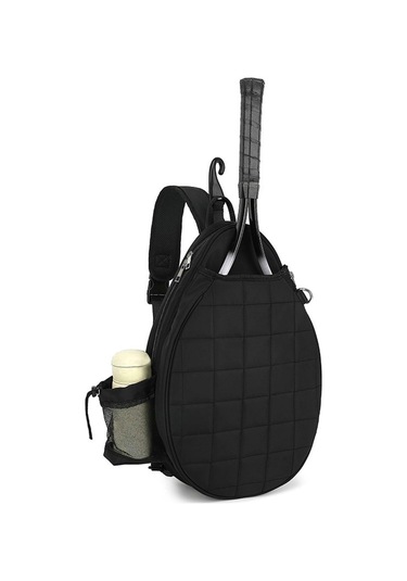 Suntek Erkekler Kadınlar İçin Tenis Çantası Siyah