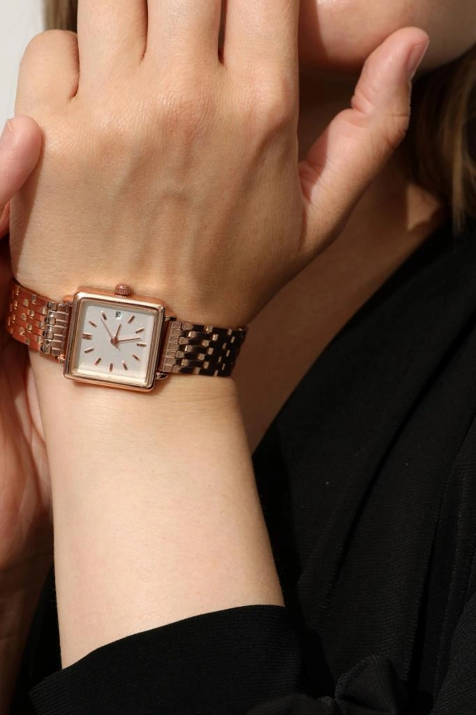 Minimal Kare Rose Kadın Kol Saati Rose Gold
