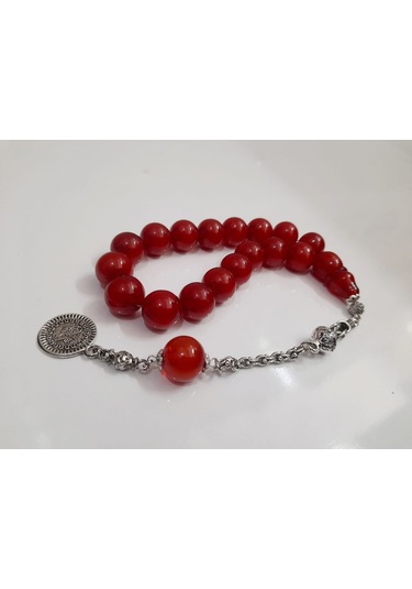 Soma Tesbih Osmanlı Benzetmesi Efe Boy Maskot Ateş Kehribar Tesbih 15 x 15 CM