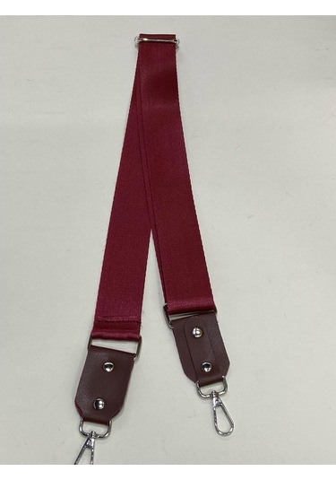 Karantuhafiye Derili Palaska Askı / Polyester Palaska Askı / Palaska Sap / Polyester Çanta Sapı Bordo Bordo