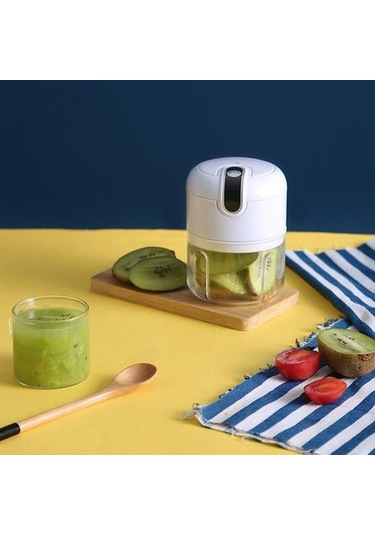 250 Ml Sarımsak Masher Sebze Kesici Çocuk Gıda Takviyesi Makinesi Taşınabilir Et Değirmeni Sebze Kıyıcı Sarımsak Presleri Ahşap