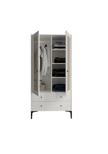 Trio White M Genç Odası %100mdf Beyaz