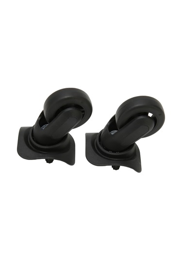 Moveevo Siyah Valiz Tekerlekleri, Pp-pet Malzeme, Sessiz Dönüşümlü, Kolay Kurulum, 2 Adet, Evrensel Valiz Tamiri Tekerlek Seti